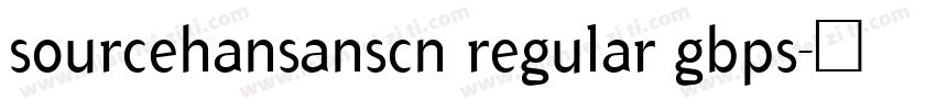 sourcehansanscn regular gbps字体转换